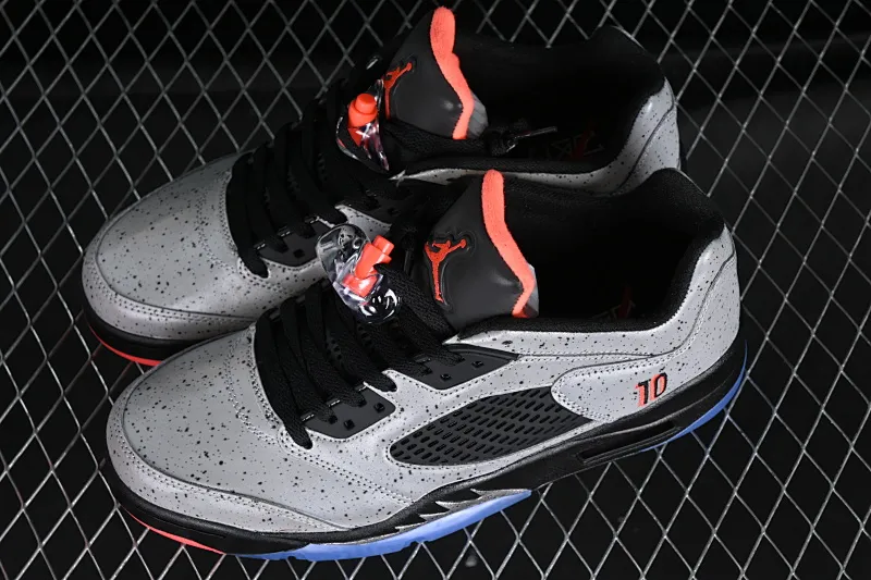 All categories Air Jordan Jordan series basketball shoes Air Jordan 5 Air Jordan 5 Low "Neymar" AJ5 Joe 5 cement gray low-top basketball shoes 846316-025